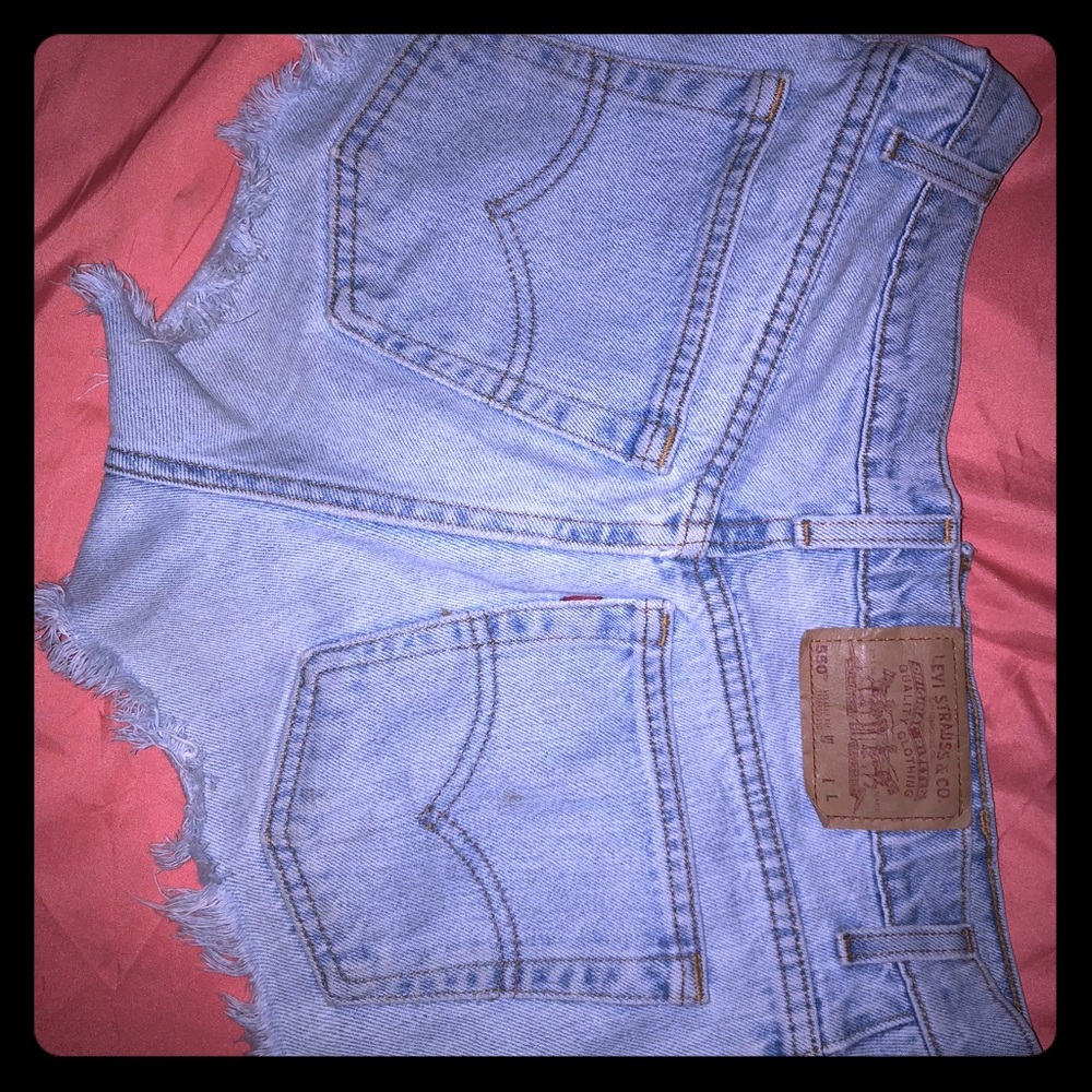 vintage levi strauss jean shorts